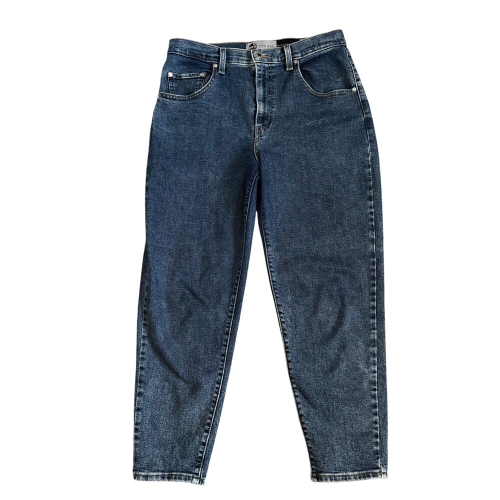 Levi's Silver Tab Mom Jeans Womens 31 Blue Denim Tapered Leg High Rise